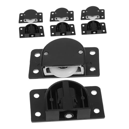Healifty 4Er-Set Schiebetürrollen für Kleiderschränke Robuste Möbelrollen mit Vintage Design Einsetzbar für Alte Schränke Einfache Installation Hohe Stabilität und von Healifty