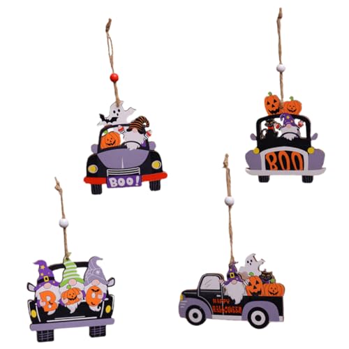 Healifty 4stücke Teiliges Halloween Holzanhänger Kreative Hängedekoration Für Auto Tisch Wiederverwendbar Deko Für Halloween-Partys Hochwertiges Design Vielseitige Healifty 4stücke Teiliges Halloween Holzanhänger Kreative Hängedekoration Für Auto Tisch Wiederverwendbar Deko Für Halloween-Partys Hochwertiges Design Vielseitige von Healifty