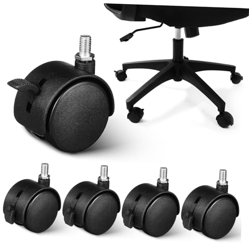 Healifty 5 Stück Möbelrollen mit Drehung Lenkrollen für Stühle und Sofas Ersatzräder mit Bremsfunktion für Hartböden Leise und Einfache Montage Healifty 5 Stück Möbelrollen mit Drehung Lenkrollen für Stühle und Sofas Ersatzräder mit Bremsfunktion für Hartböden Leise und Einfache Montage von Healifty