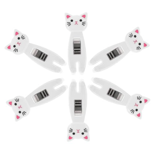 Healifty 6stücke Teiliges Katzenverschlussclips- Multifunktionale Handtuch Kleidungsklammern Winddichte Clips Aus Stabilem Material Für Lebensmittel Und Haushalt Für Outdoor-nutzung von Healifty