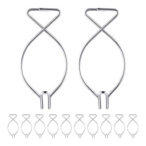 Healifty 70 Stück Deckenhaken-Clips: Robuste Metallhaken für Deckenplatten, zum Aufhängen von Schildern für Büro, Zuhause, Klassenzimmer, Hochzeitsdekorationen von Healifty