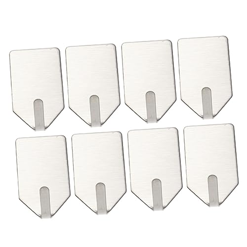 Healifty 8 Stück Wandhaken Selbstklebende Handtuch und Kleidungs Haken für Badezimmer Küche und Flur Nahtloses Design Rostfrei und Silber Healifty 8 Stück Wandhaken Selbstklebende Handtuch und Kleidungs Haken für Badezimmer Küche und Flur Nahtloses Design Rostfrei und Silber von Healifty