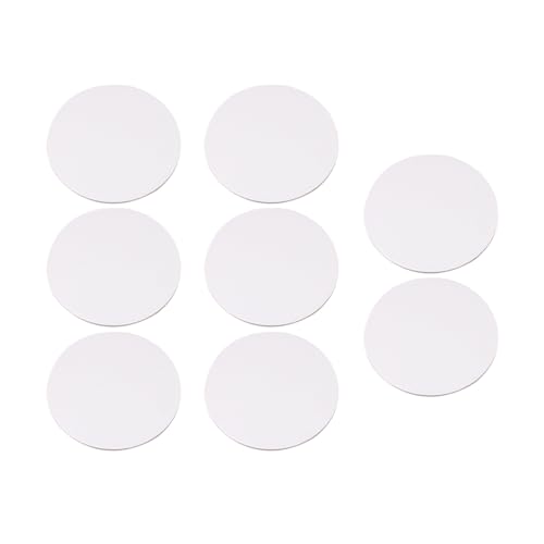 Healifty 8 runde Round Blank Painting Canvas Board Lacquer Drawing Art Board Plank Paint Board Leinwand Künstler grundiert Dekoration Boards für Anfänger in der Ölmalerei von Healifty