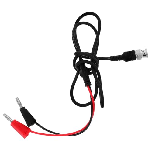 Healifty Bananenstecker Messleitungen für Oszilloskope Kabel aus Reinem Kupfer für Präzise Messungen und Stabile Signalübertragung für Labor und Elektrotests mit Drehbarem Stecker und von Healifty