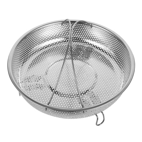 Healifty Dampfgarer mit Abnehmbarem Griff Verstellbarer Dampfeinsatz für Gemüse Eier Fisch und Küchensieb für Sicheres Dünsten und Handling von Healifty