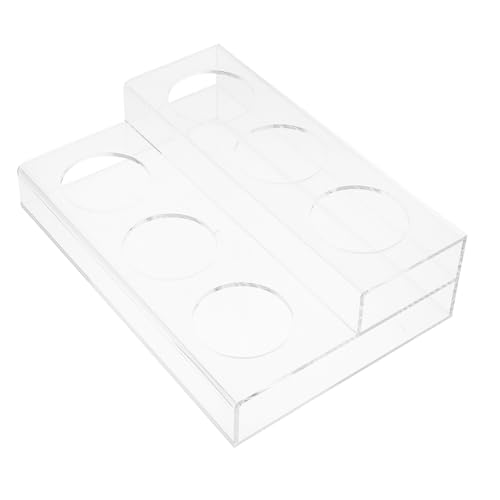Healifty Eleganter Weinflaschenhalter mit Fächern Multifunktionales Regal für Kaffee Bar und Küchentheke für Sirup und Gewürzflaschen von Healifty