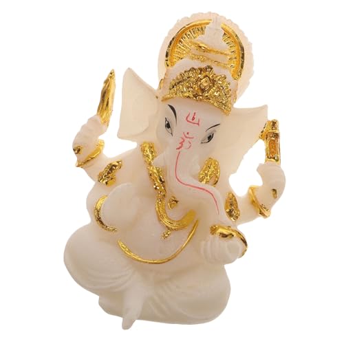 Healifty Ganesha Elefant Statue Harz Buddha handgemachte Figur für Office Home von Healifty