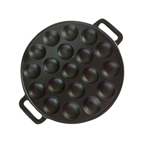 Healifty Schnecken Austern Auflaufform aus Gusseisen 24cm 19 Löcher Antihaftbeschichtet für Zubereitung von Schnecken Fischbällchen und Healifty Schnecken Austern Auflaufform aus Gusseisen 24cm 19 Löcher Antihaftbeschichtet für Zubereitung von Schnecken Fischbällchen und von Healifty