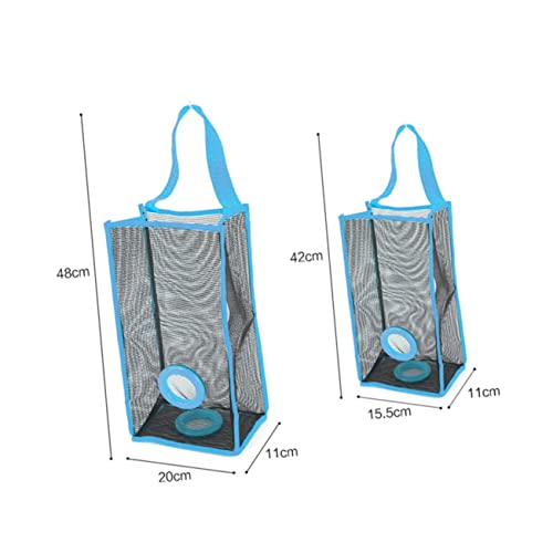 Healifty Hängende Faltbare Mesh Müllsack-Organizer Praktische Aufbewahrungstasche Für Küche s Blau Recycling Und Vielseitige Verwendung Healifty Hängende Faltbare Mesh Müllsack-Organizer Praktische Aufbewahrungstasche Für Küche s Blau Recycling Und Vielseitige Verwendung von Healifty
