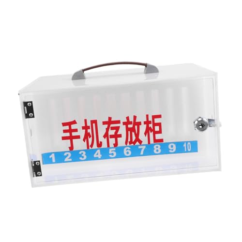 Healifty Handy Aufbewahrungsschrank für Klassenzimmer Mobiler Handy Organizer mit Schloss Robuste und Flexible Lösung für und Wohnheime Nummerierte Fächer für Effiziente Verwaltung von Healifty