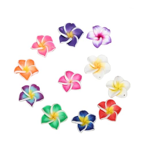 Hawaiian Luau Lose Plumeria Polymer Ton Perlen Blumen Perlen DIY Zubehör für Schmuckherstellung 50 Stück Hawaiian Luau Lose Plumeria Polymer Ton Perlen Blumen Perlen DIY Zubehör für Schmuckherstellung 50 Stück von Healifty