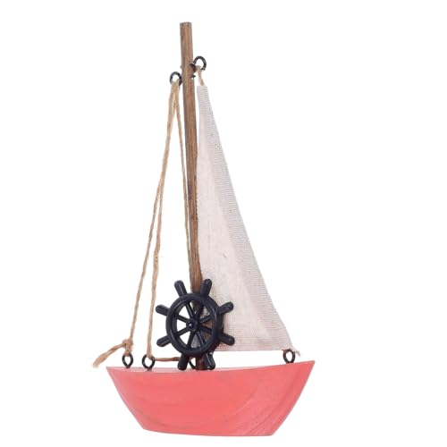 Healifty Holz Segelboot Modell Mediterranes Design Rustikale Tischdekoration für Bücherregal Schreibtisch oder als für Segelenthusiasten Detailreiche Handwerkskunst Healifty Holz Segelboot Modell Mediterranes Design Rustikale Tischdekoration für Bücherregal Schreibtisch oder als für Segelenthusiasten Detailreiche Handwerkskunst von Healifty