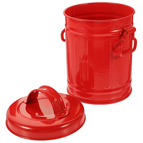 Healifty Kleiner Schreibtisch Mülleimer aus mit Deckel Kleiner Stiftehalter und Aufbewahrungseimer für Kleinigkeiten Dekorativer Tischmülleimer für Büro und Zuhause Healifty Kleiner Schreibtisch Mülleimer aus mit Deckel Kleiner Stiftehalter und Aufbewahrungseimer für Kleinigkeiten Dekorativer Tischmülleimer für Büro und Zuhause von Healifty