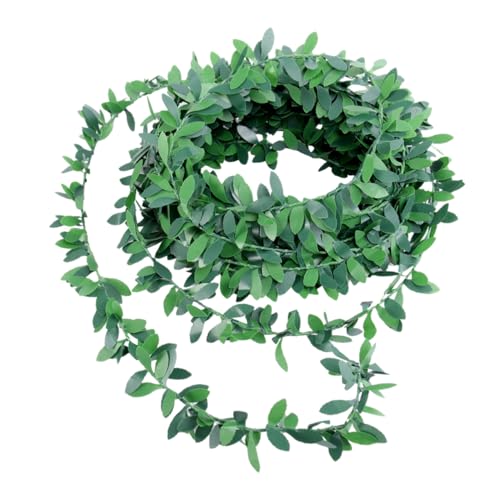 Healifty Künstliche Girlande mit Grünen Blättern Dekorative Vines für Hochzeiten Partys DIY Haarreifen und Vielseitige Dekorationen von Healifty
