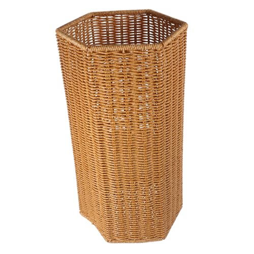 Healifty Kunststoff Schirmständer im Rattan Design mit Wasserauffangschale Vielseitiger Regenschirmhalter für Eingangsbereich Büro und Yoga Matten Aufbewahrung Healifty Kunststoff Schirmständer im Rattan Design mit Wasserauffangschale Vielseitiger Regenschirmhalter für Eingangsbereich Büro und Yoga Matten Aufbewahrung von Healifty