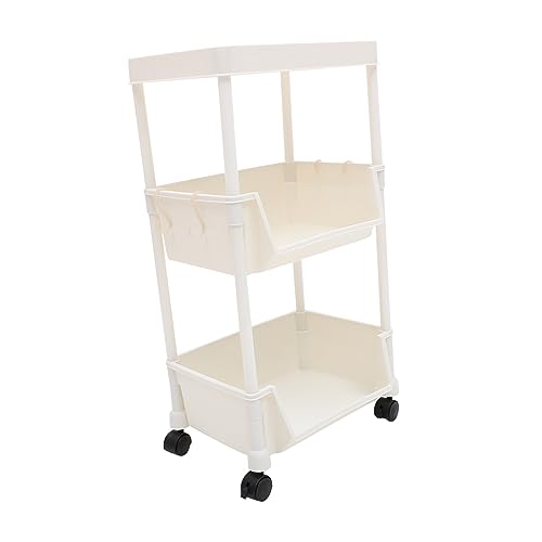 Healifty Multifunktionales Rollregal mit Rädern Stöckiger Bücherwagen für Küche Wohnzimmer und Büro Praktischer Organizer für Bücher und Haushaltsgegenstände und Platzsparend Healifty Multifunktionales Rollregal mit Rädern Stöckiger Bücherwagen für Küche Wohnzimmer und Büro Praktischer Organizer für Bücher und Haushaltsgegenstände und Platzsparend von Healifty