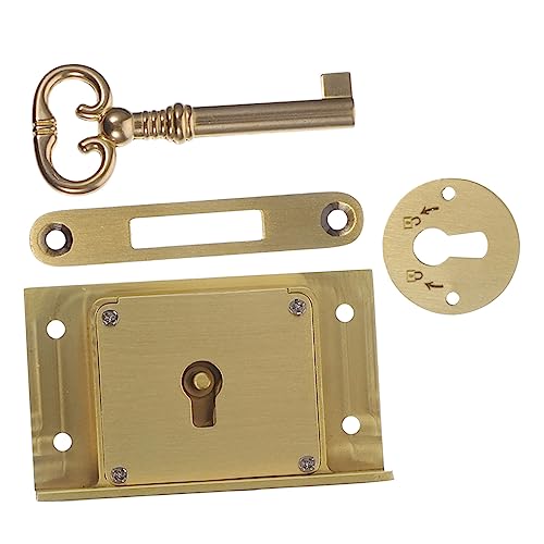 Healifty Retro Schubladenschloss Robustes Messingschloss Für Möbel Geeignet Für Schreibtisch Aktenschränke Mit Langlebiger Konstruktion Und Einfacher Anwendung Healifty Retro Schubladenschloss Robustes Messingschloss Für Möbel Geeignet Für Schreibtisch Aktenschränke Mit Langlebiger Konstruktion Und Einfacher Anwendung von Healifty