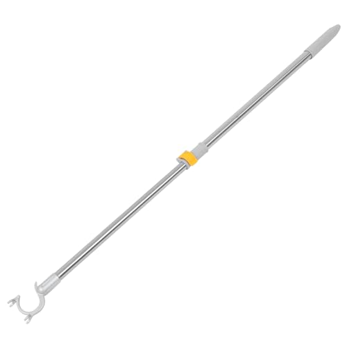 Healifty Teleskop Kleiderstange aus Metall Verstellbare Wäscheleine für Schrank Einziehbare Wäscheleiste für Hohe Decken Praktische Aufhängemöglichkeit für Kleidung und Langlebig von Healifty