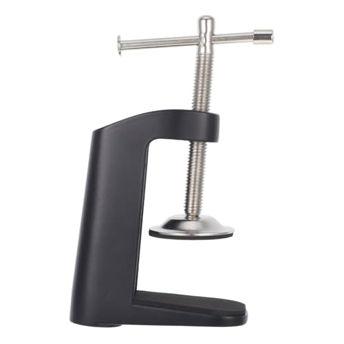 Healifty Verstellbare Tischklemme aus Aluminium für Mikrofonständer Platzsparend und Stabil für Tischlampen und Streaming Setups Schwarz von Healifty