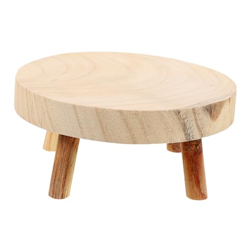 Healifty Tortenständer Aus Holz Kleiner Holzhocker Dekoratives Gestell Für Topfpflanzen Büchern Oder Andere Gegenstände Robust Und Langlebig Geeignet Für Arten Von Kleinen von Healifty