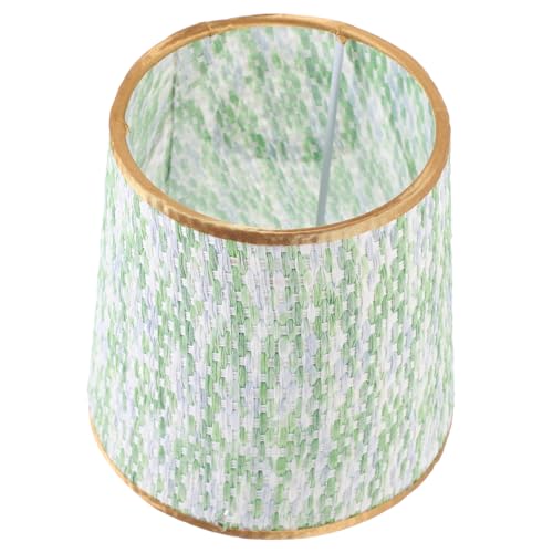 Healifty Woven Lamp Shade für Tischlampe Buntes PVC Lampenschirm Design Eleganter Ersatz für Schlafzimmer und Wohnbereich Langlebig und für Moderne Innenräume von Healifty