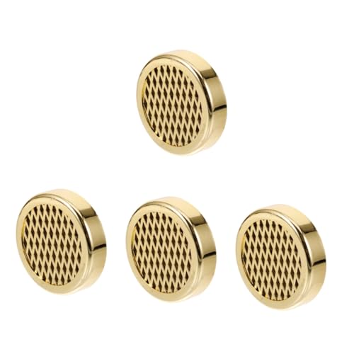 Healvian 4 Stück Feuchtigkeitscreme für Humidor Gel Luftbefeuchter Zigarettenetui System befeuchter zigarrenkiste box Zigarrenbefeuchter Abs Golden von Healvian