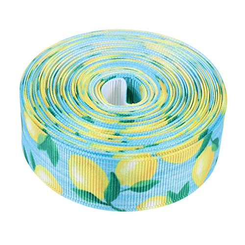 Healvian 1 Rolle Lemon Wrapping Ribbon Sommerfruchtmuster Geschenkband für Diy Bastelprojekte Wiederverwendbar für Partys und Dekorationen Healvian 1 Rolle Lemon Wrapping Ribbon Sommerfruchtmuster Geschenkband für Diy Bastelprojekte Wiederverwendbar für Partys und Dekorationen von Healvian