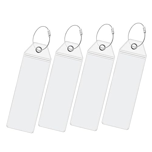 Healvian 1 Satz Gepäckanhänger Hochwertige Leichte Langlebige Kofferetiketten Für Reisen Für Koffer Handtaschen Rucksäcke 4 Stück Healvian 1 Satz Gepäckanhänger Hochwertige Leichte Langlebige Kofferetiketten Für Reisen Für Koffer Handtaschen Rucksäcke 4 Stück von Healvian
