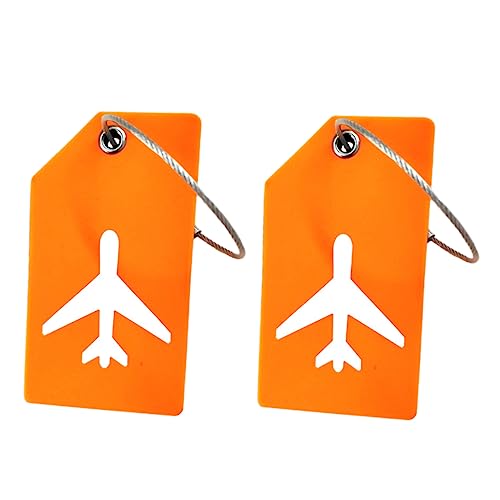 Healvian 1 Satz Gepäckanhänger Personalisierte Reisetaschenetiketten Leicht Langlebig Für Koffer Zufällige Farbe 2 Stück Healvian 1 Satz Gepäckanhänger Personalisierte Reisetaschenetiketten Leicht Langlebig Für Koffer Zufällige Farbe 2 Stück von Healvian