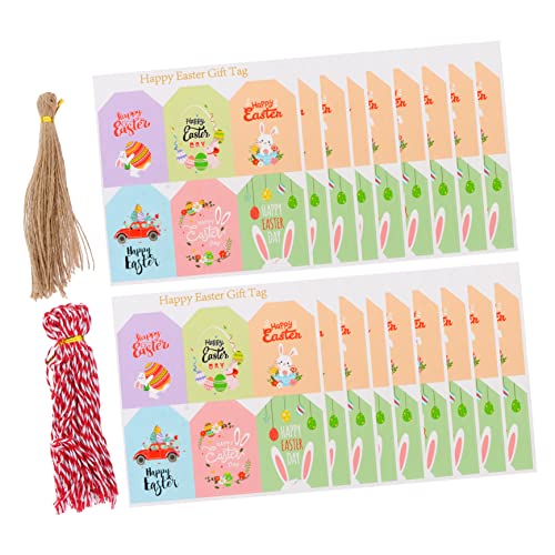 Healvian 1 Satz Hängende Tags mit Bunten Cartoon Rabbit Motiven mit Baumwoll und Juteschnüren für Dekorationen und Kreative Bastelprojekte Healvian 1 Satz Hängende Tags mit Bunten Cartoon Rabbit Motiven mit Baumwoll und Juteschnüren für Dekorationen und Kreative Bastelprojekte von Healvian