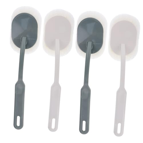 Healvian 1 Satz Reinigungsbürste Abgestuft Mülltonne Schlummern Küchenmülleimer Waschen Toilettenbürste Toiletten Bürste Wc Bürste Langstielige Bürste Hängende Bürste Scheuerschwamm 4 Stück von Healvian