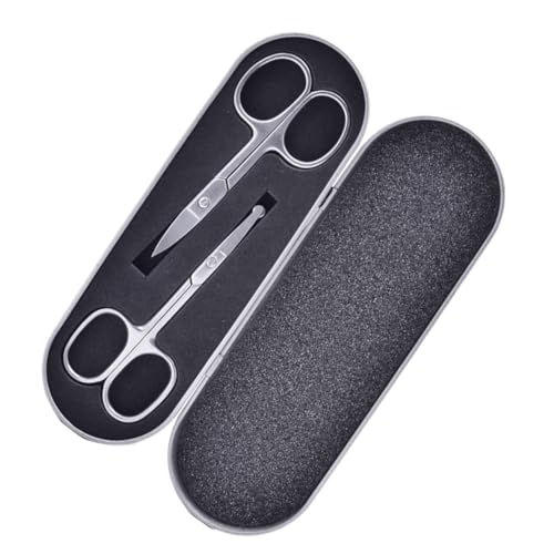 Healvian 1 Satz Teiliges Augenbrauenschneider Set Präziser Nasenhaarschneider Und Augenbrauen Trimmer Für Sichere Haarentfernung Für Empfindliche Bereiche 2 Stück von Healvian