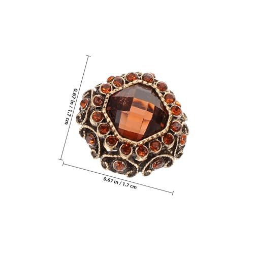 Healvian 10 Stück Teiliges Große Metallknöpfe mit Strassbesatz Elegante Vintage Mantelknöpfe für DIY Kleidung Robuste Modische Ansteckknöpfe Geeignet für Kaschmir Wollmäntel Healvian 10 Stück Teiliges Große Metallknöpfe mit Strassbesatz Elegante Vintage Mantelknöpfe für DIY Kleidung Robuste Modische Ansteckknöpfe Geeignet für Kaschmir Wollmäntel von Healvian