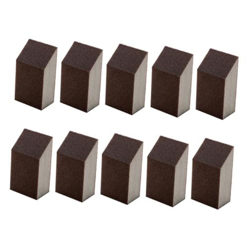 Healvian 10 Stück Teiliges Scheuerschwämme mit Schleifmittel Kratzfeste Topfreiniger für Geschirr und Küchenutensilien Vielseitig Einsetzbar für Rostentfernung und Gründliche Reinigung von von Healvian