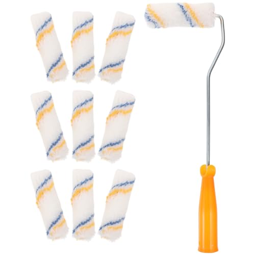 Healvian 10-teiliges Farbroller-pinsel-set, 4-zoll-wandmalwerkzeug für Zuhause Und Büro, Tragbarer 360-grad-pinsel mit Griffen in Zufälliger Farbe Healvian 10-teiliges Farbroller-pinsel-set, 4-zoll-wandmalwerkzeug für Zuhause Und Büro, Tragbarer 360-grad-pinsel mit Griffen in Zufälliger Farbe von Healvian