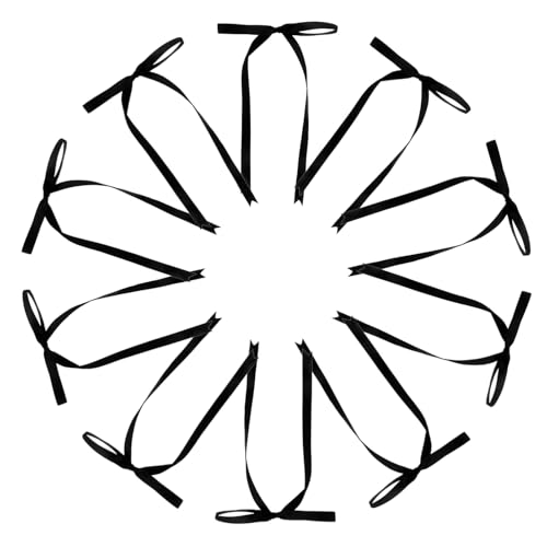 Healvian 100 Stück Diy Dekorative Bänder Handgefertigte Schleifen für Weihnachtsbaum und Vielseitige Verwendung für Bastelprojekte Robuste Polyesterqualität Einfache Handhabung und von Healvian