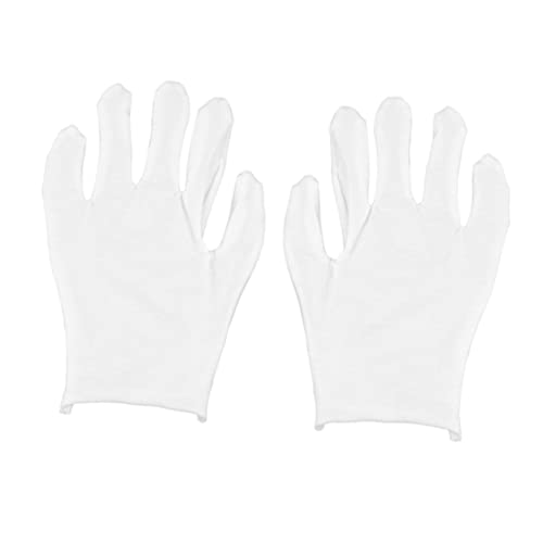 Healvian 12 Paar Sicherheitshandschuhe baumwollhandschuhe Industriehandschuhe Arbeitshandschuhe Schutzhandschuhe Weiß von Healvian