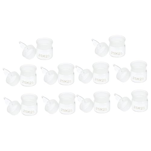 Healvian 2 Sets Experimentier-wiegeflaschen Glasgefäß Mit Deckel Laborgeschirr Chemische Biologie Probenwiegehalter Einfaches Design Für Den Chemieunterricht 5 Stück * 2 Healvian 2 Sets Experimentier-wiegeflaschen Glasgefäß Mit Deckel Laborgeschirr Chemische Biologie Probenwiegehalter Einfaches Design Für Den Chemieunterricht 5 Stück * 2 von Healvian