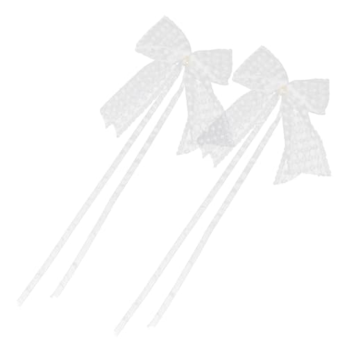 Healvian 2 Stück Elegante Schleifen für Diy Dekorationen Geschenkverpackungen und Haarschmuck Hochwertige Bänder für Bastelprojekte Hochzeit und Partys von Healvian