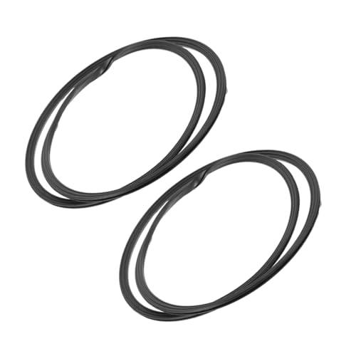 Healvian 2stücke Friseurstuhl-basisring Aus Gummi Für Hydraulische Stühle Geräuschreduzierende Bodenschutzdichtung Passend Für Friseurstuhl-ersatzteile von Healvian