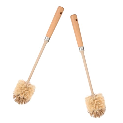 Healvian 2 Stück Toilettenbürste aus Holz hölzerne Toilettenschrubben Pinsel Langen wc reinigungswäscher Toilettenbürstenersatz Toilettenbürste Schüssel Toilettenreiniger pp Healvian 2 Stück Toilettenbürste aus Holz hölzerne Toilettenschrubben Pinsel Langen wc reinigungswäscher Toilettenbürstenersatz Toilettenbürste Schüssel Toilettenreiniger pp von Healvian