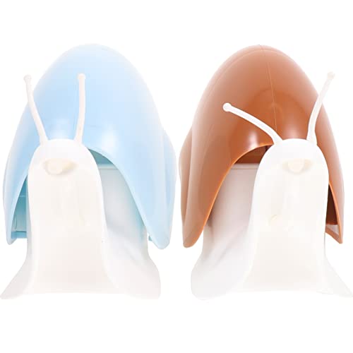 Healvian 2 Stücke Schnecke Hand Seifenspender Flüssigseifenspender Bad Küche Kinder Niedliche Pumpe Flüssigkeitsflasche Lustige Tier Arbeitsplatte Shampoo Spender von Healvian