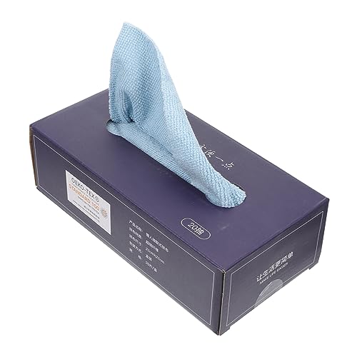 Healvian 20 Stück Abnehmbare Geschirrtücher Mikrofaser-Handtücher Waschbeckenwäscher Glashandtücher Mikrofaser-Schwamm Küchenhandtücher Kleine Geschirrtücher Küchentücher von Healvian