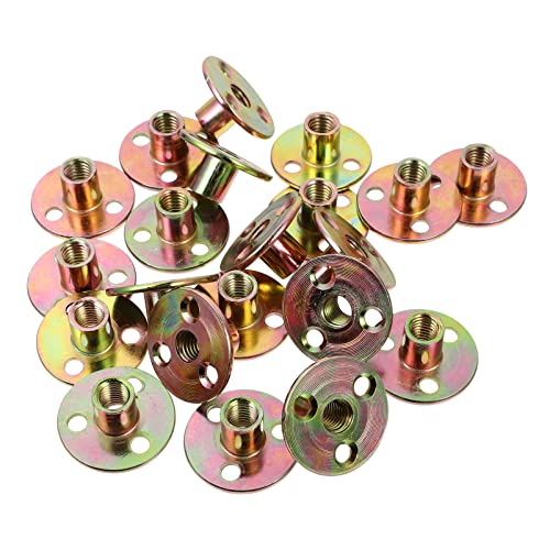 Healvian 20stücke Set Flanschmuttern Runde Eisenplattenmutter Dreilochmuttern Schraubenmuttern Praktische Befestigungselemente Healvian 20stücke Set Flanschmuttern Runde Eisenplattenmutter Dreilochmuttern Schraubenmuttern Praktische Befestigungselemente von Healvian