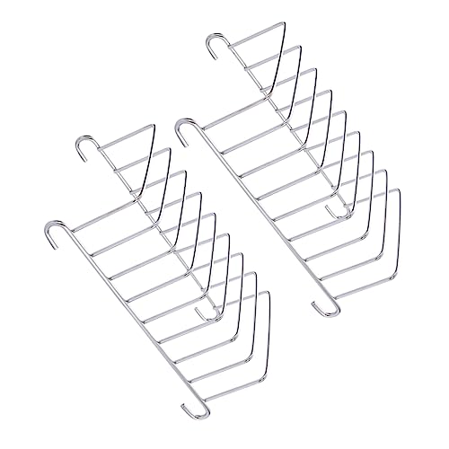 Healvian 2-teiliges Air-fryer-rack Edelstahl-ständer Ofen-toasthalter Für Backzubehör Hitzebeständig Und Design von Healvian