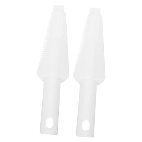 Healvian 2st Selbstauswringender Moppschaber Wischzubehör Ersatzschaber Flacher Wischmopp Mopp-quetsch-ersatz Drücken Sie Den Bodenwischer Mopp-reinigungsschaber Wischteile Weiß Plastik von Healvian
