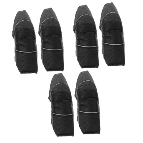 Healvian 3 Sätze Pads Für Erwachsene -cross Knieschützer Motorrad Schutzausrüstung Motorrad -kniewächter Motorradwächter Pads Zum Skifahren Pu-leder Black 2 Stück * 3 von Healvian