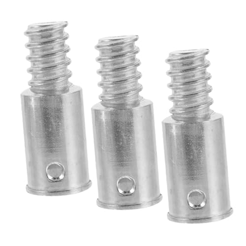 Healvian 3 Stück Aluminiumlegierung Gewinde Verbindungselement Teiliges Teleskopstangen Adapter Besenstiel Befestigung Kompatibel mit Malerrolle Verlängerungsstange Robust Langlebig von Healvian