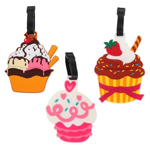 Healvian 3 Stück Lustige Kuchen Designs für Gepäck Handtaschen Rucksäcke Praktische Id Etiketten für Reisen Leicht Erkennbar für Urlaub und Healvian 3 Stück Lustige Kuchen Designs für Gepäck Handtaschen Rucksäcke Praktische Id Etiketten für Reisen Leicht Erkennbar für Urlaub und von Healvian
