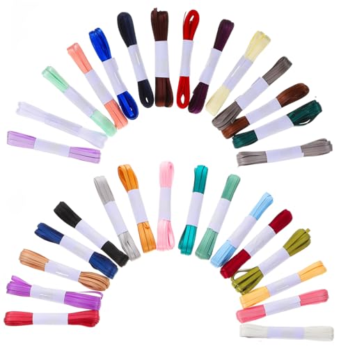 Healvian 30 Stück Diy Geschenkbänder Mischfarben pro Strapazierfähiges Polyester für Hochzeitsdeko Bastelprojekte und Fotohintergründe Healvian 30 Stück Diy Geschenkbänder Mischfarben pro Strapazierfähiges Polyester für Hochzeitsdeko Bastelprojekte und Fotohintergründe von Healvian
